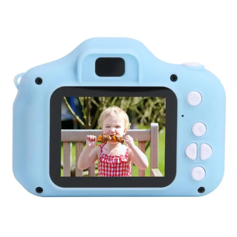 Детская мини-камера детские развивающие игрушки для детей рождественские подарки детский подарок на день рождения цифровая видеокамера - Цвет: Синий