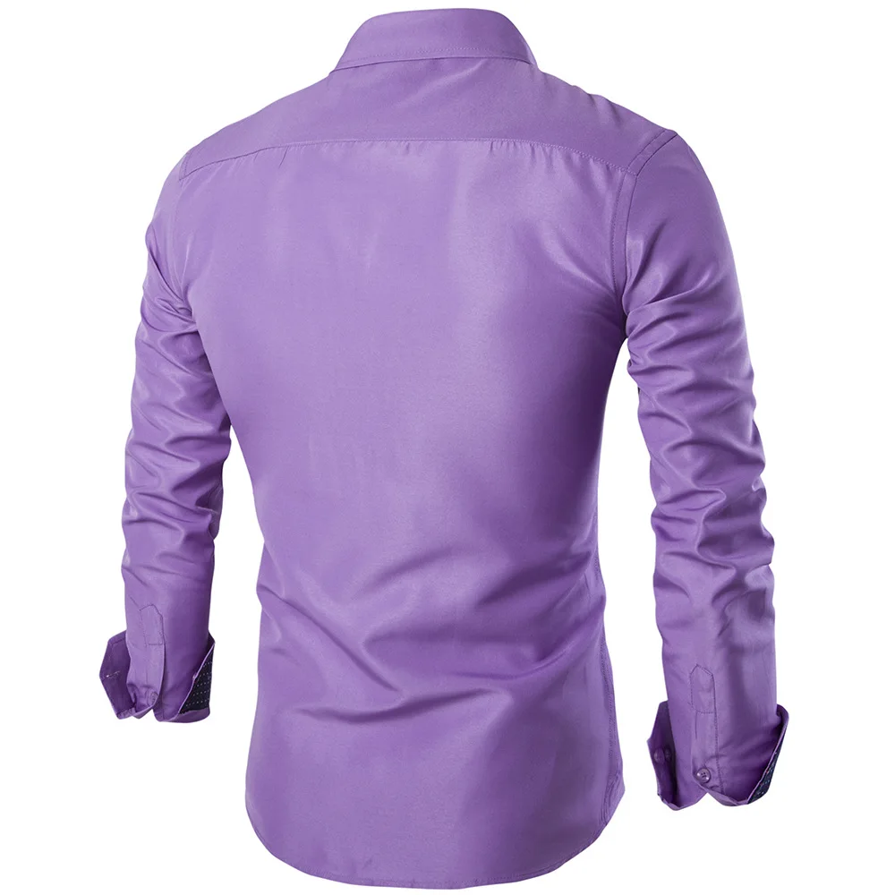 2019S treetwear Мужская рубашка уличное платье тонкие Умные повседневные рубашки Новые однотонные британский стиль Мужские Hombre осенние молодежные модные MOOWNUC