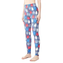Sexy Women Leggings Workout Sports Running Leggings Printed Push Up Gym Wear High Waist Elastic Slim Plus Size Stretch Pants