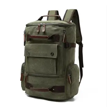 

YILUNXI Large capacity travel multi - rucksack canvas for men Fashion man computer bag backpack Waterproof male Luggage Bag