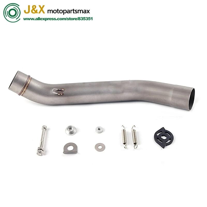 

Full System Slip On For kawasaki Z750 Z 750 Motorcycle Exhaust Muffler Escape Middle Link Mid Pipe
