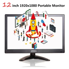 12 "дюймовый ЖК Портативный HDMI монитор для Macbook Pro VGA интерфейс 1920x1080 игровой дисплей для домашней системы безопасности PS4 Xbox360(China)
