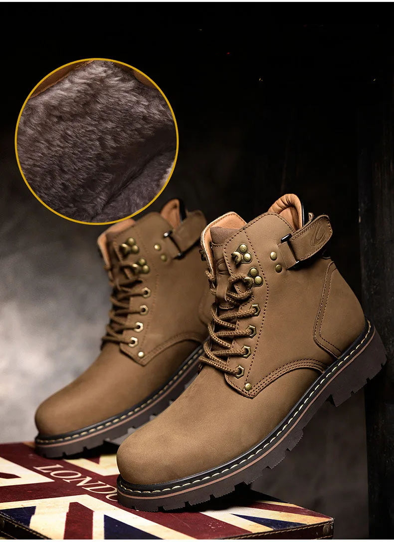 Camel Active New Couple Men Hiking Shoes Durable Anti-Slip Warm Breathable Outdoor Mountain Climbing Trekking Shoes