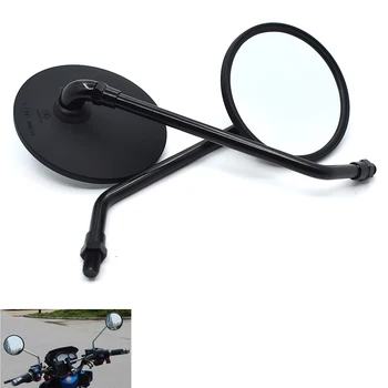 

Universal Motorcycle 10mm Round Mirror Motorcycle Rearview Mirror for Honda VFR750/S VFR800/F VTR1000/F CBF1000 VF750/S