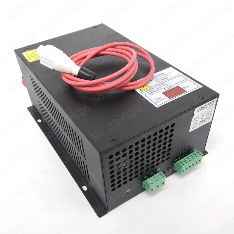 MYJG100W CO2 Лазерный источник питания 100 Вт с диагностикой неисправностей регулятор напряжения и светодиодный дисплей для CO2 лазерной трубки