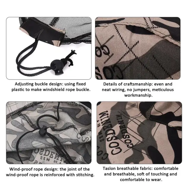 야외 활동에 적합한 그물 모자