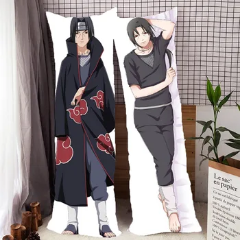 

New Anime Naruto Hugging Pillowcase Cartoon Uchiha Sasuke Itachi Hatake Kakashi Hugging Home Body Pillow Case Cover