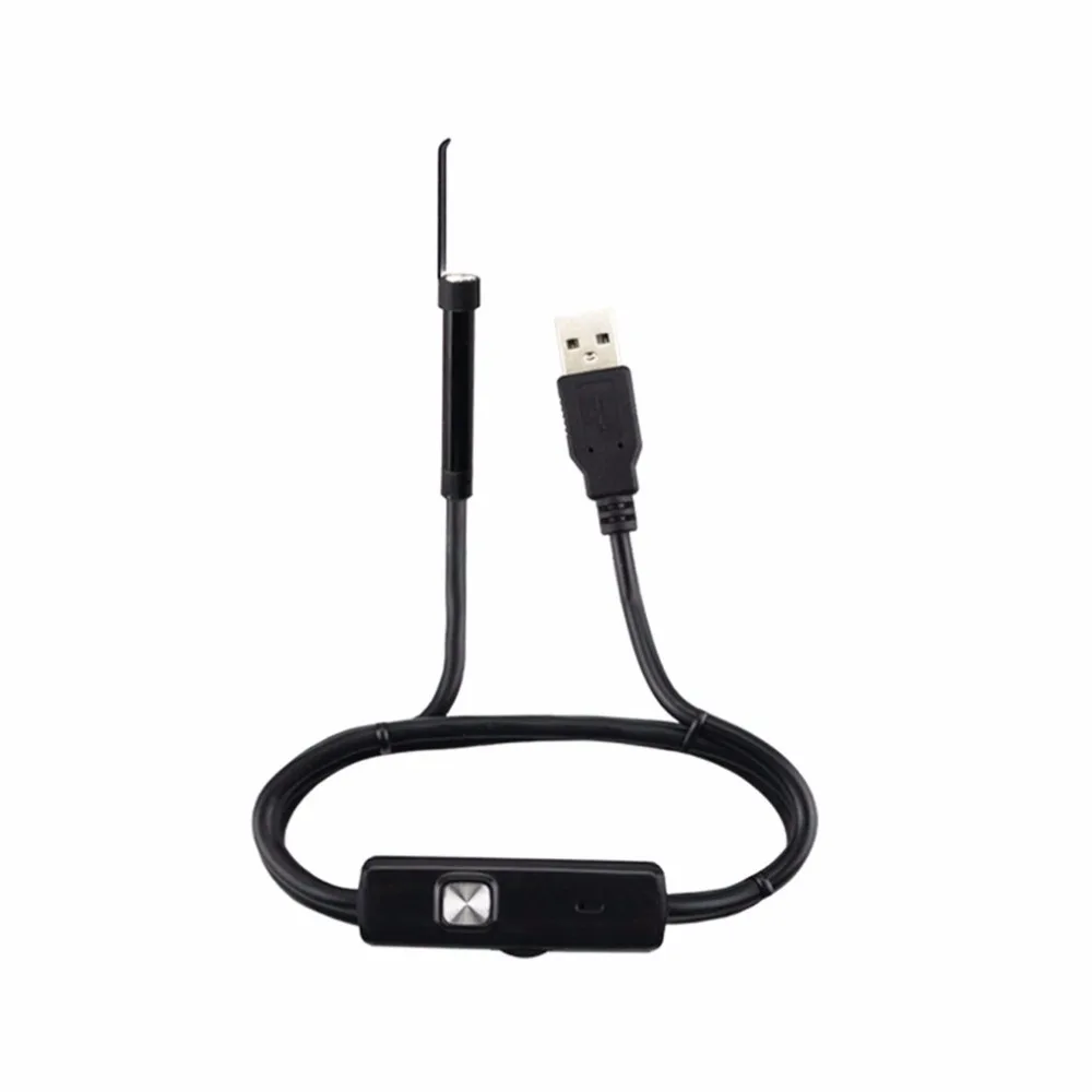 Профессиональный USB HD визуальный эндоскоп для чистки ушей с короткой ручкой, инструмент для чистки ушей из ПВХ, ресинн, Ушная ложка, забота о здоровье, новинка
