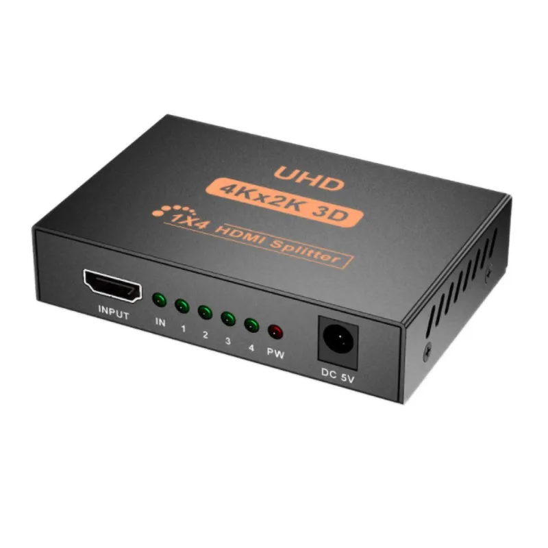 EU 1 в 4 Full HD HDMI Сплиттер 4 порта концентратор ретранслятор усилитель видео адаптер - Цвет: EU