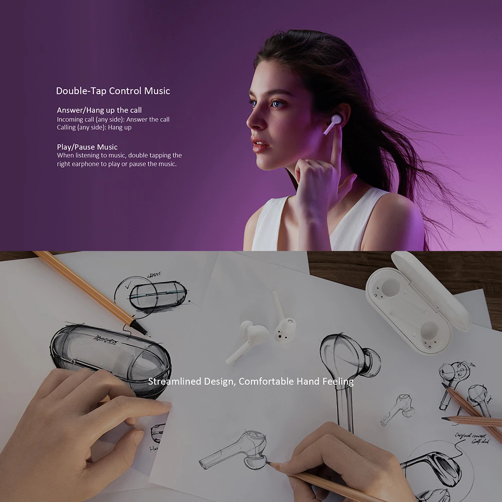 HUAWEI FreeBuds Lite/Enjoy беспроводные наушники стерео наушники водонепроницаемые IP54 наушники голосовое Сенсорное управление Bluetooth наушники