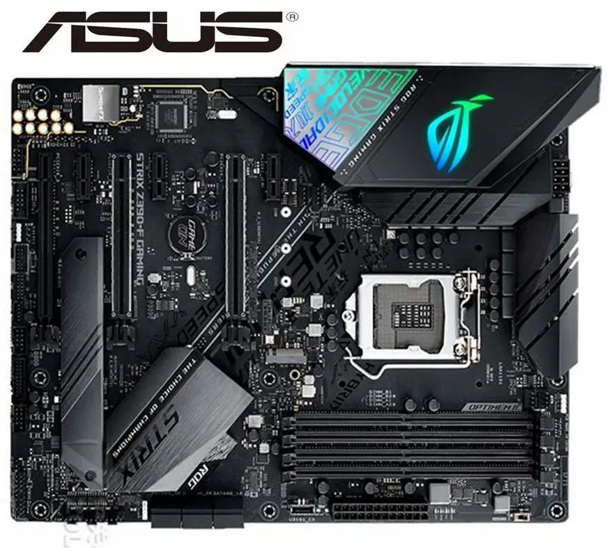 

original motherboard for ASUS ROG STRIX Z390-F GAMI LGA 1151 DDR4 USB3.0 USB3.1 M.2 64GB Z390 USED Desktop motherboard