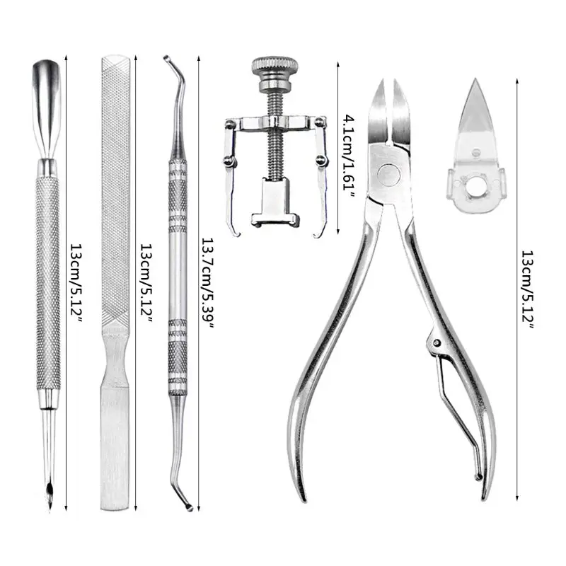 

5PCS Ingrown Toe Nail Fixer l Surgical Pedicure Toenail Recover Correction Tool X5XC