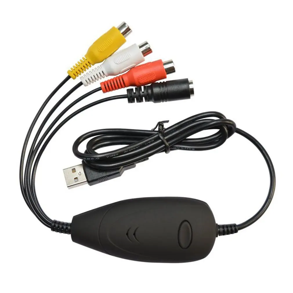 Usb Захват аудио, Видео Vhs конвертер DVD карты захвата видеокамеры ТВ коробка старый Vhs лента в цифровой файл