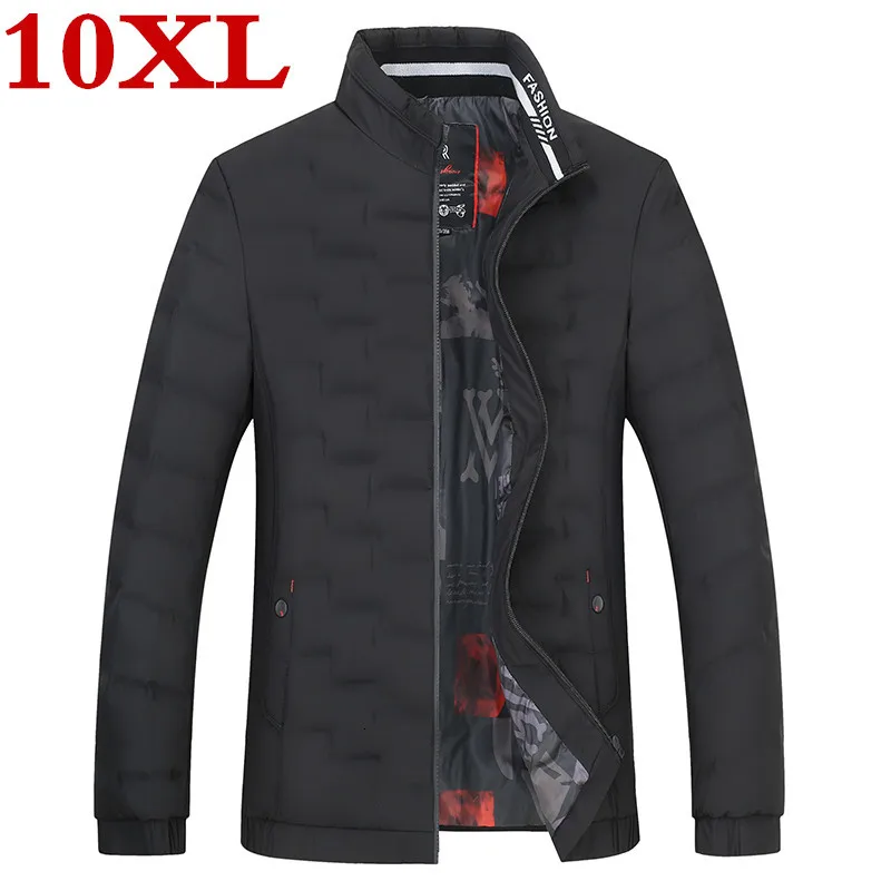 Новинка Зимняя Мужская парка большого размера 10XL 9XL толстые куртки и зимние