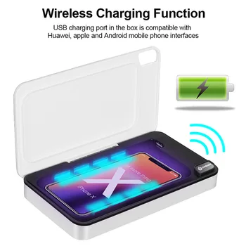 

disinfection machine from spot manufacturers wireless charging disinfection ultraviolet sterilizer for mobile phones