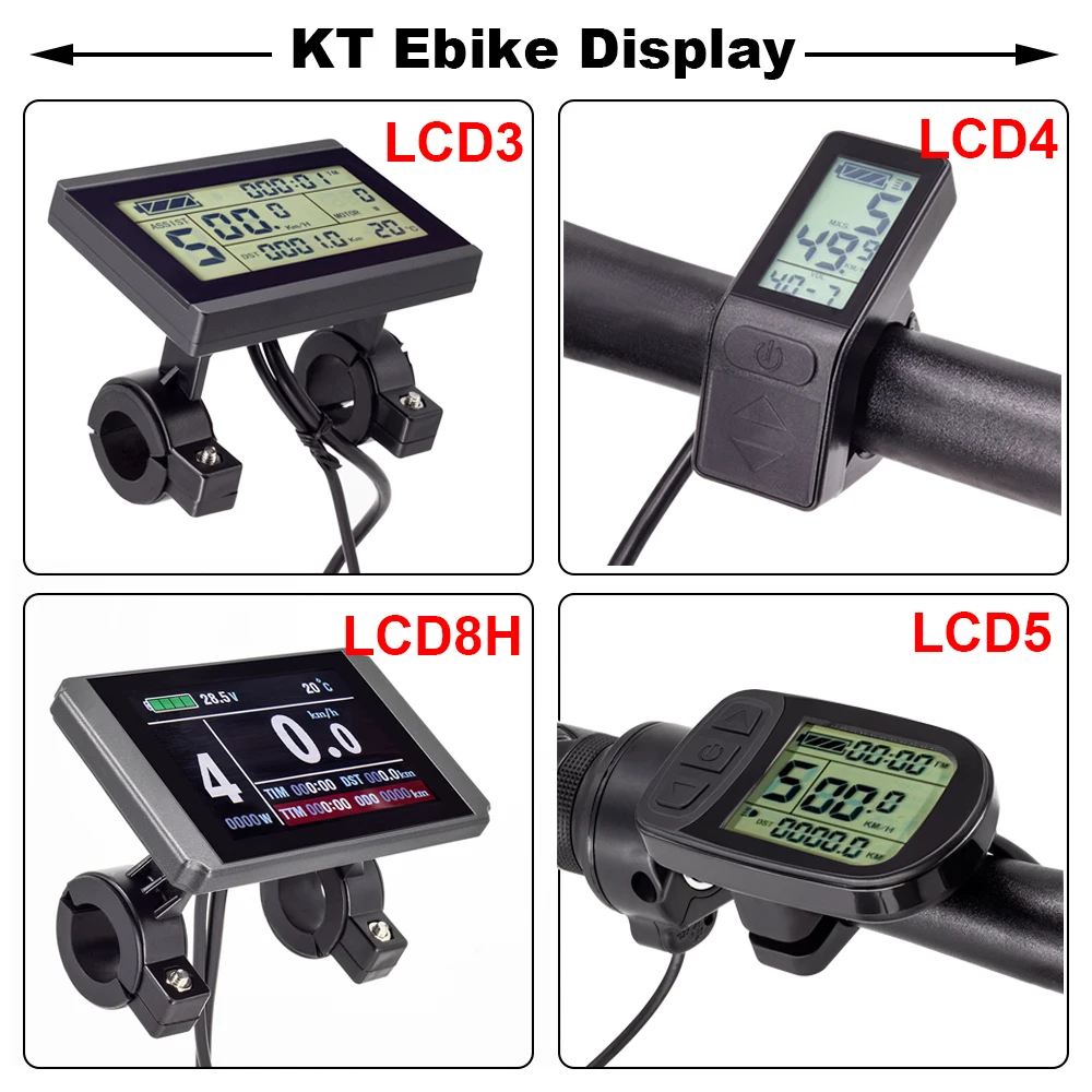 EBike Display KT-lcd4 Mini Smart Control Panel 24V 36V For E-bike Conversion Kit EBike Display KT-lcd4 Mini Smart Control Panel 24V 36V For E-bike Conversion Kit