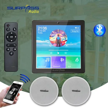 

Bluetooth Portable Amplifier Waterproof Ceiling Speaker Bluetooth In Wall Amplifier For Bathroom Background Music System With TF