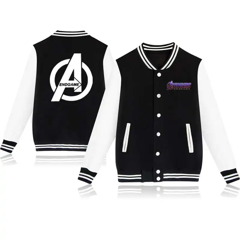 Endgame 4 Мстители Капитан Америка Железный человек бейсбольная куртка хип хоп пальто уличная одежда футболки спортивный костюм повседневная
