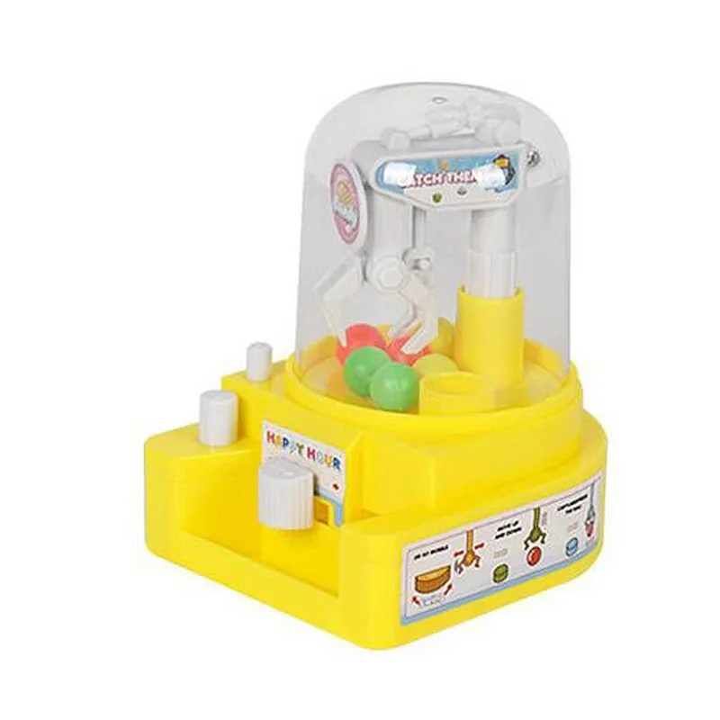 Children Desktop Educational Manual Catch Doll Game Console Mini Grasping Objects Catch Ball Catch Candy Machine Toy Basketball