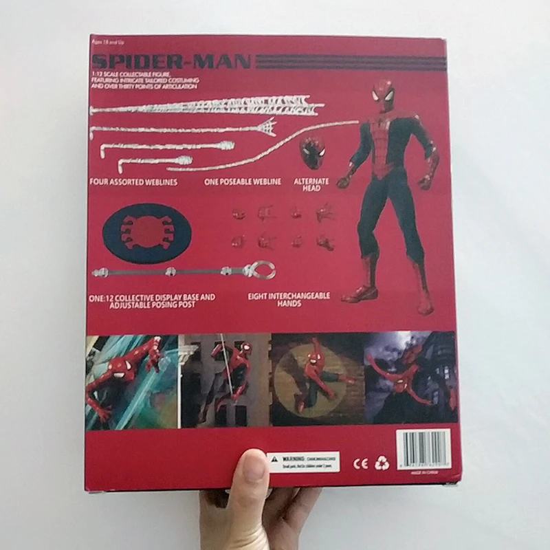 Новейшая модель Mezco Marvel, Мстители, Человек-паук, 1: 12, коллекция экшн-фигурок, модель, игрушки, кукла для подарка