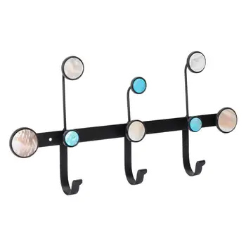 

Iron Art Wall Storage Rack Wall Decorative Hook Rack for Porch Bedroom