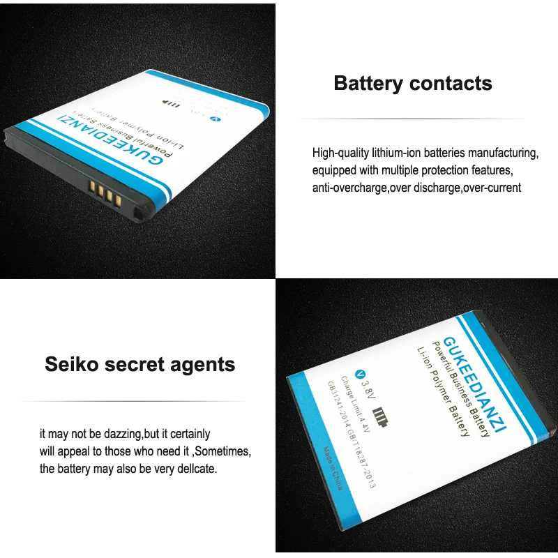 GUKEEDIANZI Mobile Phone Battery EB-L1F2HVU For Samsung Nexus Prime GT I9250 I515 3900mAh High Quality Replacement Batteries