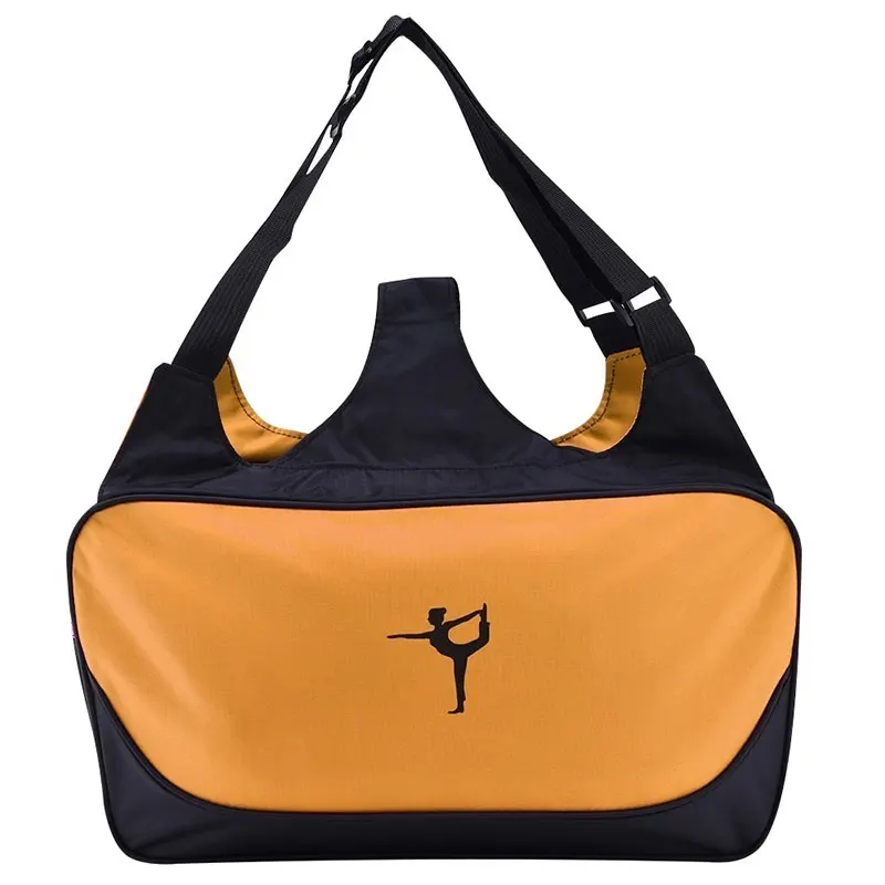 Женская многофункциональная водонепроницаемая сумка для йоги, пилатеса, фитнеса, Наплечная сумка, чехол для спортзала, 5 цветов на выбор - Цвет: Orange