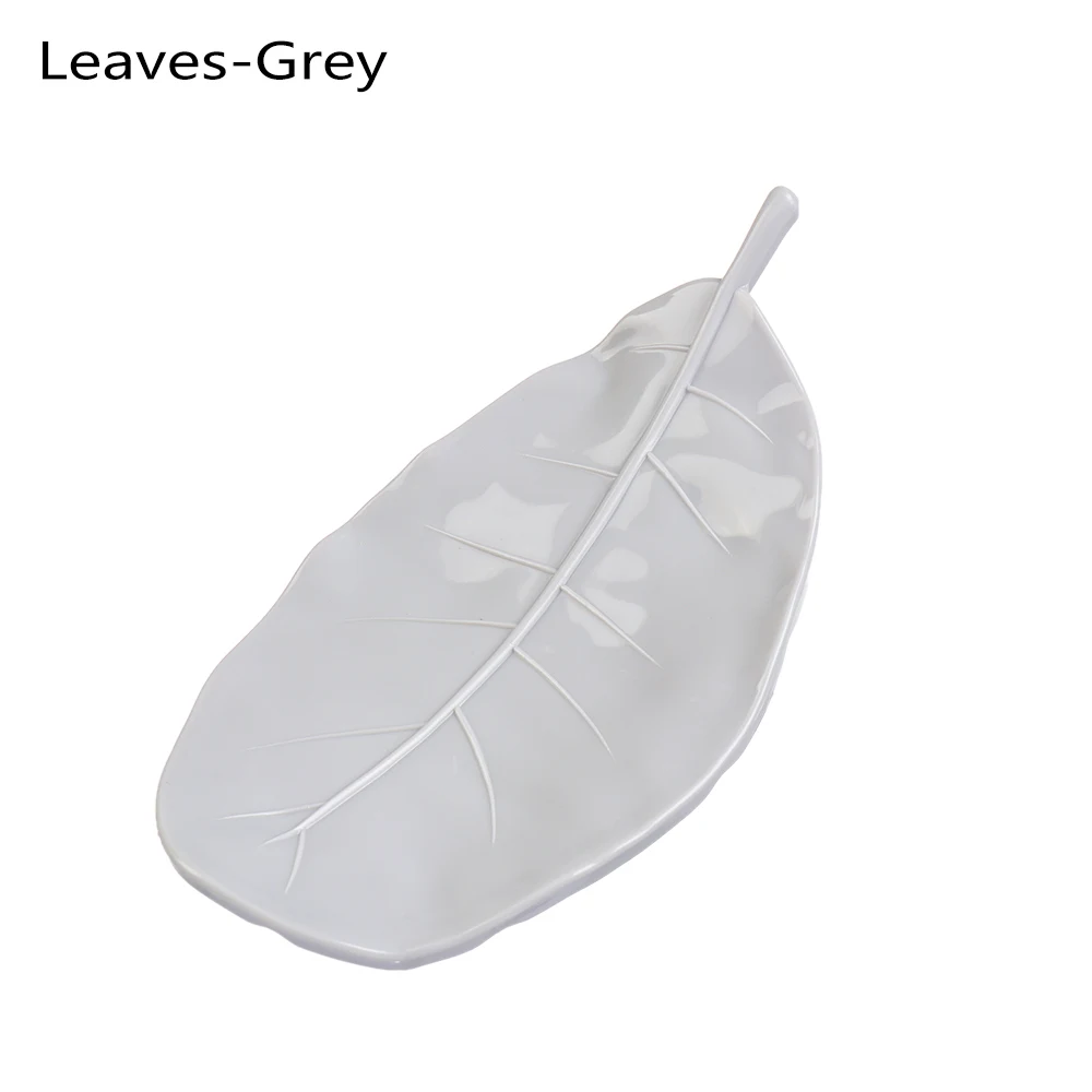 2 Styles Creative Starfish Drain Soap Box Portable Outdoor Travel Soap Dishes Bathroom Soap Holder Case Bathroom Supplies - Цвет: Grey-Leaves