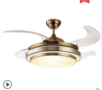 

Smart decorative invisible bladeless chandelier ceiling fan with light led classic ceiling fans