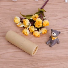 12 шт. цветные карандаши Упакованные в милый мультфильм карандаши чехол художественный цветной рисунок