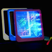 

Acrylic LED Fluorescent Writing Board with Highlighter Drawing Educational Toy