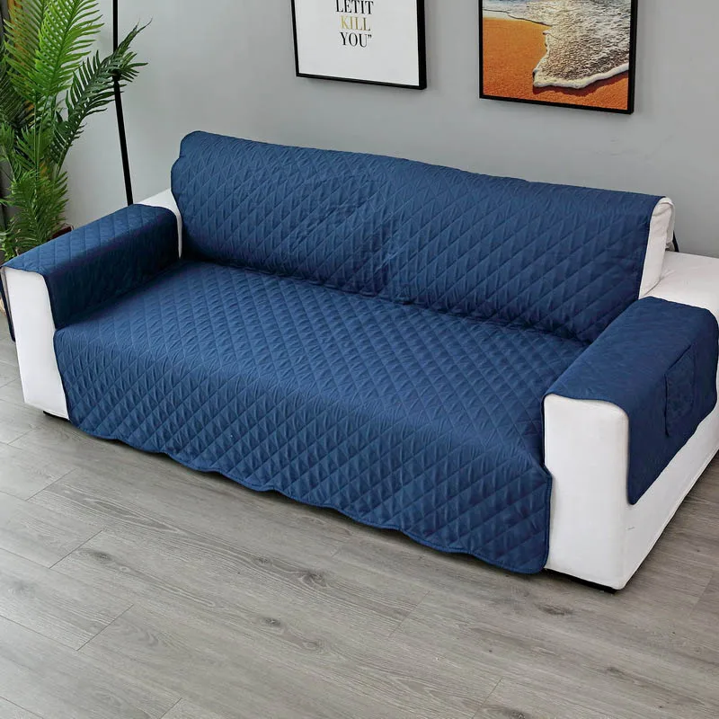 Одноместный/двухместный/трехместный диван матрас Slipcover мебель Canap Угловые скобы для мебели матрац для домашних животных - Цвет: blue