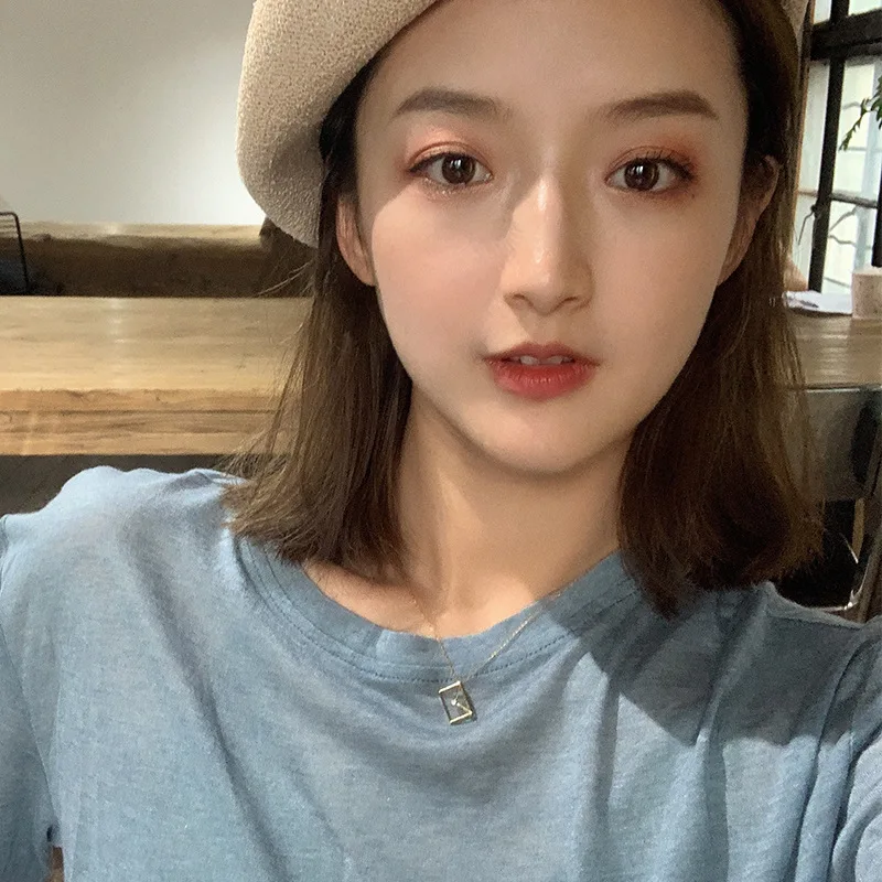 925 Sterling Silver Simple Diamond Envelope Pendant Necklace Women Fashion Wedding Jewelry Accessories Girlfriend Gift - Image 2