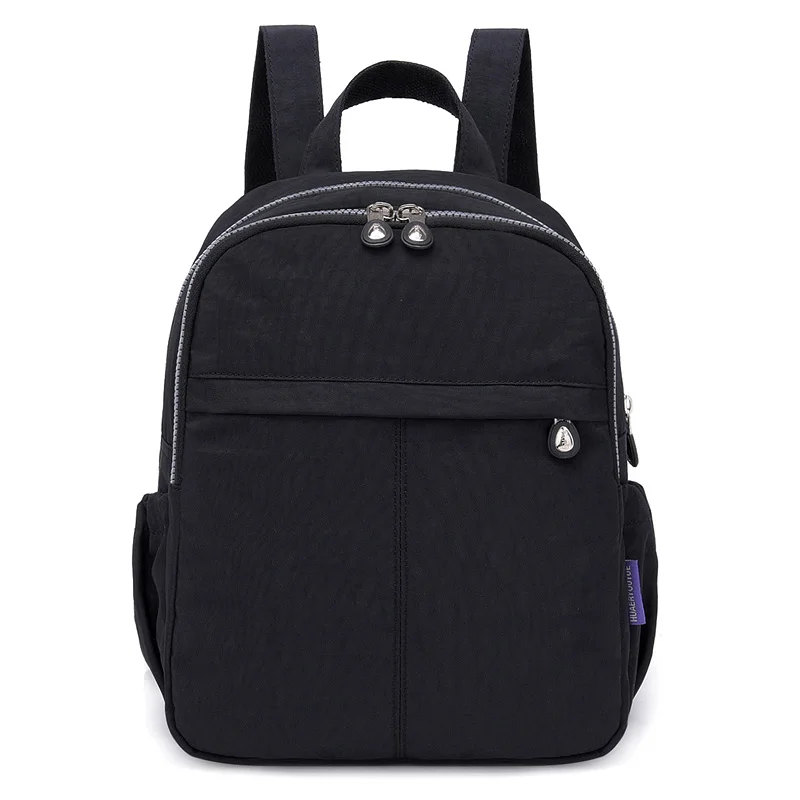 

Bag Women Girls sthdent Canvas Preppy Style Shoulder Bookbags Pure color Flowers Bag School Travel Backpack