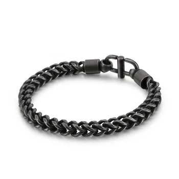 

Street fashion creative 316 stainless steel keel chain men's bracelet simple and versatile bracelet accessories