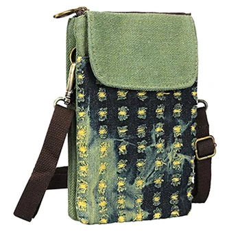 

Small Crossbody Purse Travel Shoulder Bag with 2 Straps Multi Pockets Wallet Pouch