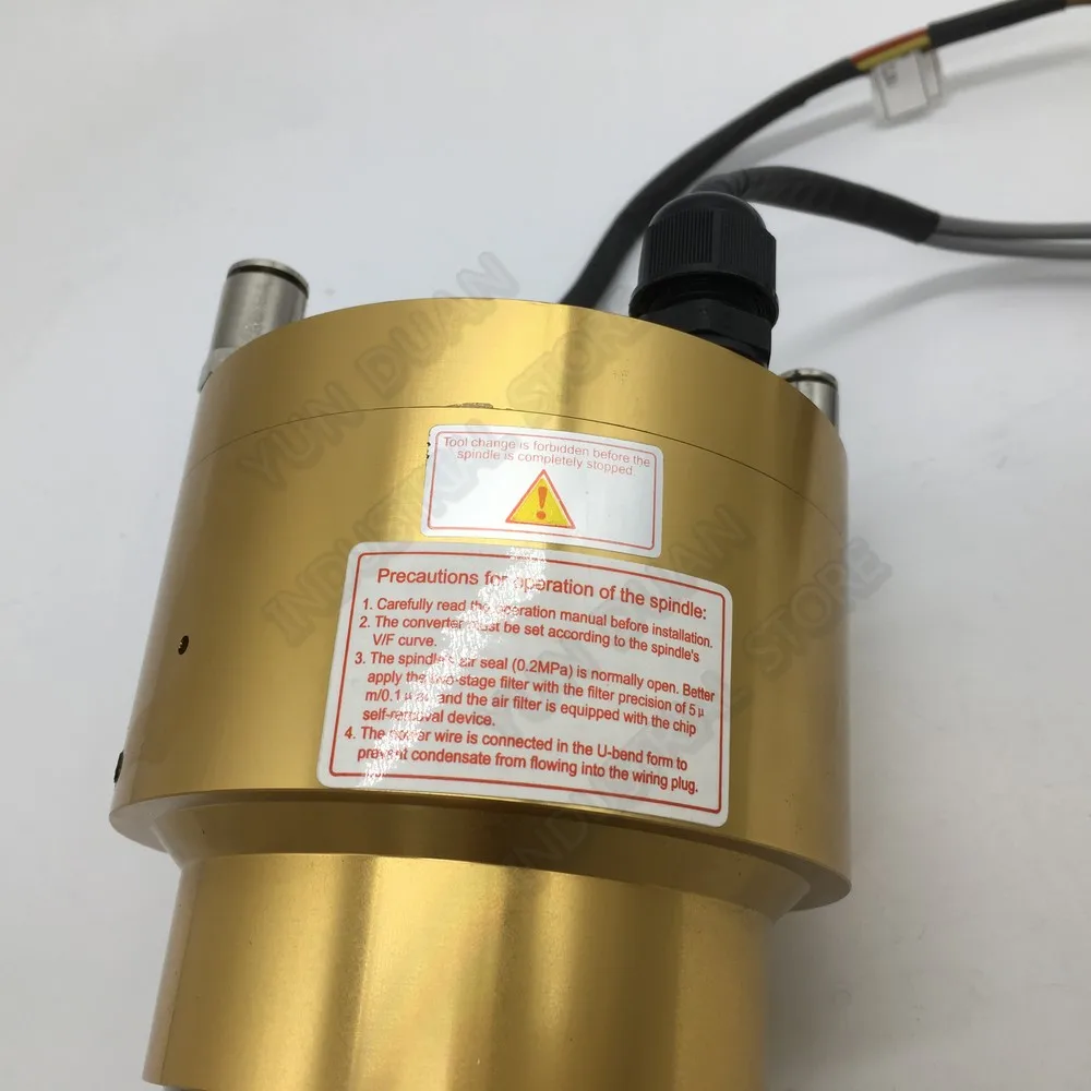 HanQi 30000 об/мин 1,5 кВт электродвигатель привода шпинделя АТС 2HP ISO20 3PH 220 В 1000 Гц водяное охлаждение NPN PNP для фрезерного станка с ЧПУ для резки металла