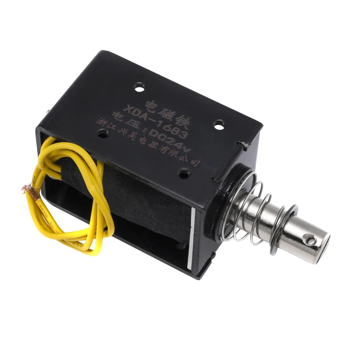 

Обычная износостойкая рама push-pull Электромагнит XDA-1683 DC 12V24V всасывания 8 кг ход 20 мм
