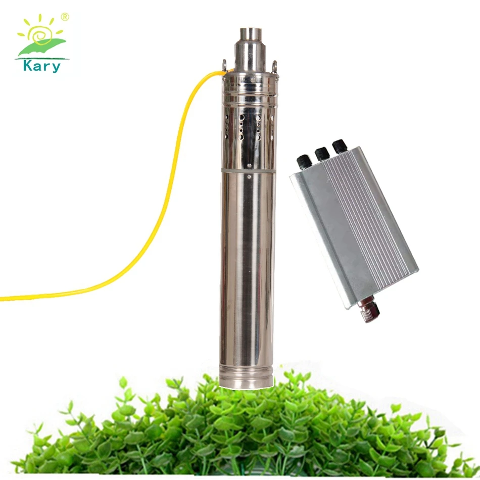 Подъем 20 м 1hp 1.5hp 3M3/ч скорость потока DC 24 В бесщеточный двигатель Солнечный водяной насос для дома и фермы водоснабжения