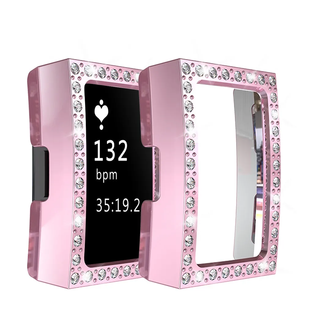 Роскошный защитный чехол с кристаллами для Smart Charge 2 Smart Watch PC Frame Ultra-Slim Cover сменная пленка Shell протектор 19Sep