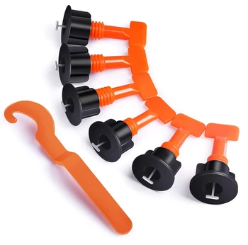 

NEW-500PcsTile Leveling Clips Tile Leveling System Kit ,100Pcs Tile Leveler Spacers, Wrenches ,Tile Installation Tool Kit