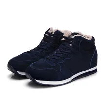 Женские ботинки больших размеров 43/44/45 зимние ботинки на толстом меху женские кроссовки обувь на шнуровке женские повседневные Зимние ботильоны XKD2159