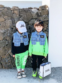

Boys Western Style Sweater Children Tops Tide Paragraph Children Baby 2020 Spring New Boy Korean Version of Spring