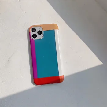

Retro Abstract Geometric Pattern Korean Phone Case For iPhone 11 Pro Max XR X Xs Xsmax 6 6S 7 8 Puls Cases Soft Silicone Cover