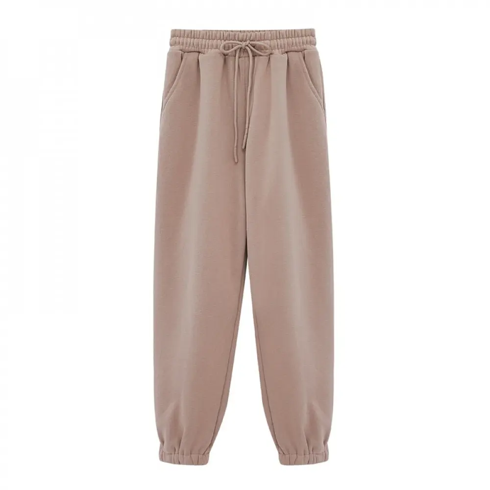 Best Seller Womens Fleece Pants Leisure-Trousers Streetwear Toppies Korean-Style High-Waist Causal 1005001319716761