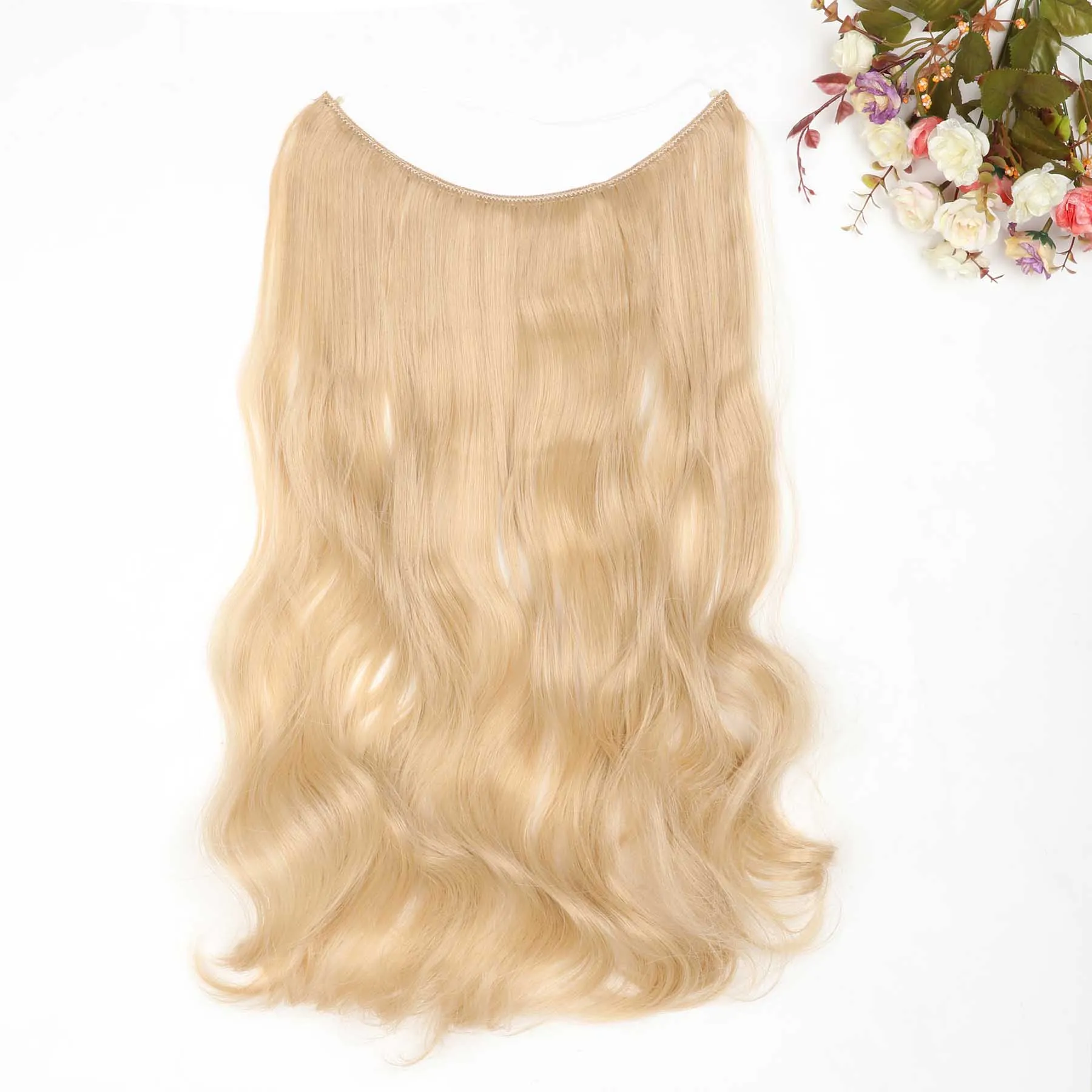 Длинные волнистые волосы на заколках для наращивания 18 дюймов для женщин