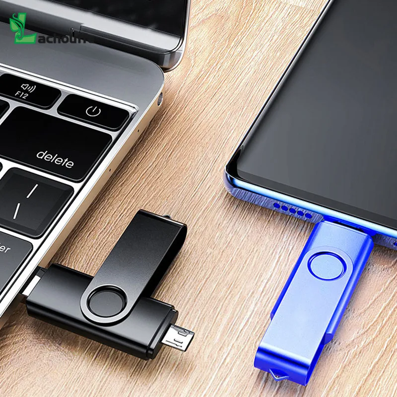 Поворотный флеш-накопитель usb 2,0 32 Гб 128 ГБ 16 ГБ флеш-накопитель Usb флеш-накопитель 64 Гб otg tpye c диск памяти телефона