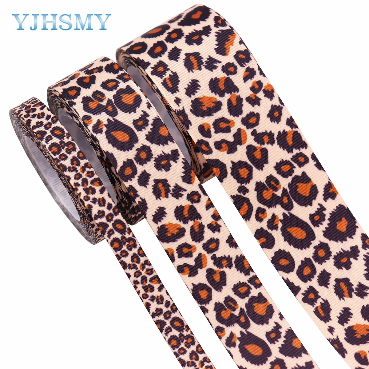 Leopard Print Grosgrain Ribbon 5 Yards Craft Ribbon for Hair Bows Headbands Making and Craft Wrapping ribbon decoration ribbon supplies grosgrain ribbon