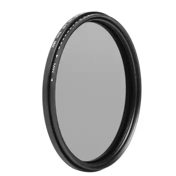 

58mm/62mm/67mm/72mm/77mm/82mm Fader Variable ND Filter Adjustable ND2 to ND400 Neutral Density Camera Lens for Canon Nikon Newst