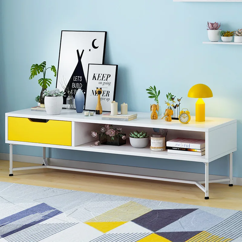 

Television Cabinet Floor Cabinet Northern European-Style Modern Minimalist Small Apartment Set Bedroom Living Room Multi-functio